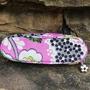 Vera Bradley Pink Floral Glasses Case
